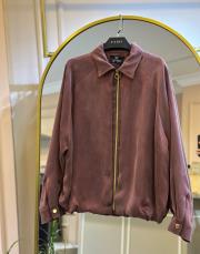 ghisa ipek floş bomber ceket bordo 6
