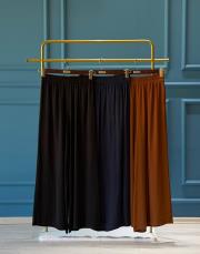 sentez beli lastikli pantolon lacivert