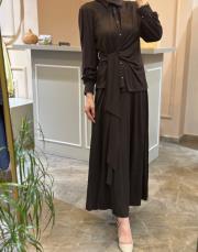 ghisa silk touch elegance takım kahve 5