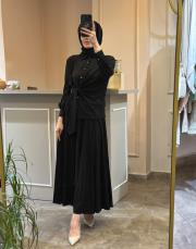 ghisa silk touch elegance takım siyah