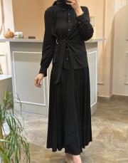 ghisa silk touch elegance takım siyah 5