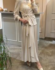 ghisa silk touch elegance takım bej 4