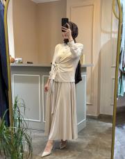 ghisa silk touch elegance takım bej 8