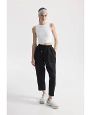 modal örme jogger pantolon siyah