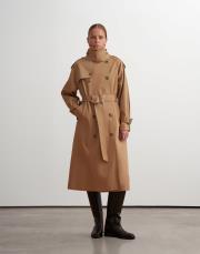kk desing klasik koton trençkot camel