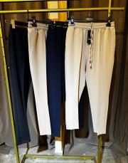 sentez  yandan cepli bağcıklı pantolon siyah