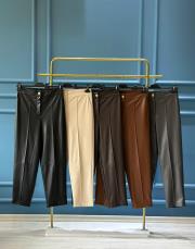 sentez pandora tek düğme deri gri