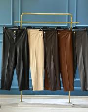 sentez pandora tek düğme deri krem