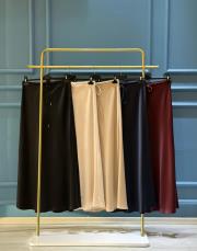 sentez saten kloş etek gold