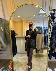 red she 21621 yelek siyah