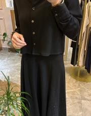 ınes taşlı etekli takım siyah 4