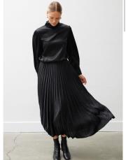 luna piliseli etek siyah