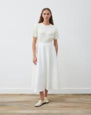 scuba kloş etek ekru