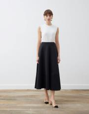 mira scuba altı parçalı kloş etek siyah