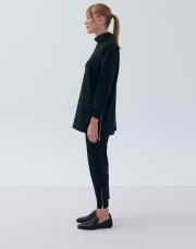 carla fermuar detaylı scuba takım siyah 2