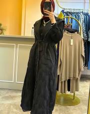 redshe taşlı şerit detay yelek siyah