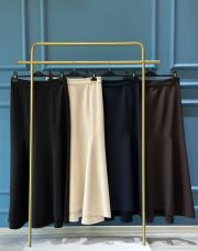 sentez lena üçgen parçalı balık etek siyah 4