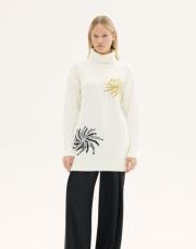 rita uzun kazak ekru