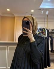 ceremony pilise kol çıt çıt kapamalı akordiyon kap siyah 3