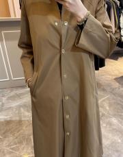 ghisa paraşüt kumaş ince trençkot kap camel 4