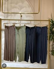 sentez neptün ipek cupra havuç pantolon taş