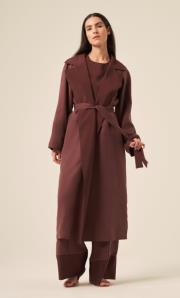 ceremony içi dubai dışı pasion çift taraflı kap kızıl kahve