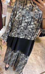 zems desenli kupra takım siyah 3