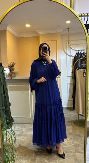 zems şifon elbise saks 4