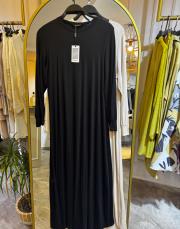 ceremony basic uzun kollu bambu elbise taş