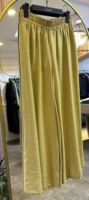 ceremony bol paça beli lastikli pasıon pantolon yağ yeşili