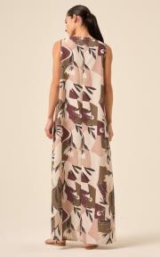 ceremony kolsuz dijital baskı elbise taş 2