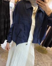 ceremony önden iki cepli kısa dubai ceket lacivert 2