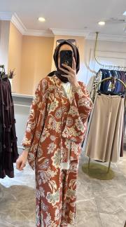 ceremony uzun yakalı şal desen kap desenli 4