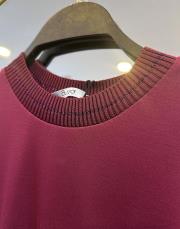 ghisa uzun kol yazlık yakası ve bilekleri sim detaylı içlik  tunik bordo 2