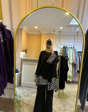 2572 kaz ayak pantolon siyah