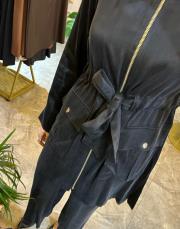 2546 bel kemerli cepli tunik siyah 2