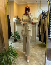 2546 bel kemerli cepli tunik taş