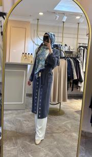 ghisa kuş gözü detaylı kap lacivert 4