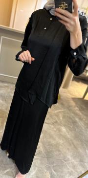 zems saten takım siyah 4