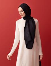 ımannoor dama desen naia şal siyah