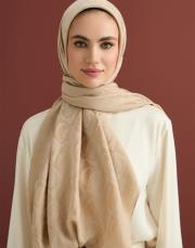 ımannoor dama desen naia şal bej