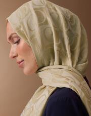 ımannoor dama desen naia şal gold