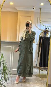 lissmore yeşil elbise yeşil