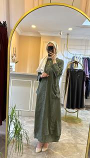 lissmore yeşil elbise yeşil 5