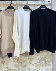 ghisa önü şifon soğuk iplik merserize bluz siyah