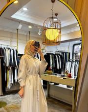 önden fermuarlı tek kolu taş detay içten kemerli kap taş 2