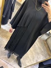 asimetrik kesim pelerin siyah 3