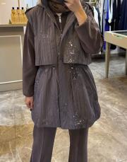 ghisa beli lastikli işlemeli yelek gri 4