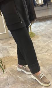 ghisa deri detaylı spor takım siyah 3