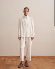 kk fermuarlı modal spor takım ekru